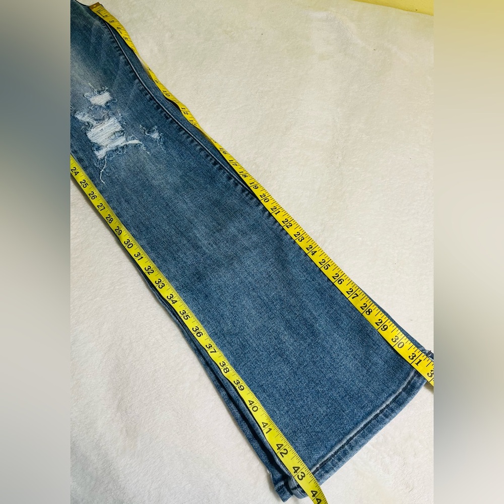 Judy Blue High Waist Destroyed Bootcut Denim Jeans sz 9/29 - Picture 12 of 14